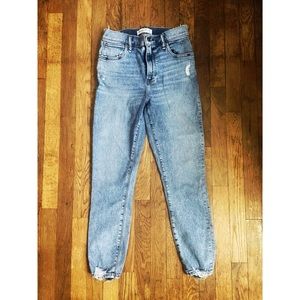Abercrombie and Fitch high rise jeans